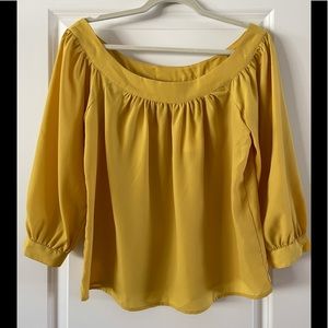 XS Maeve mustard blouse